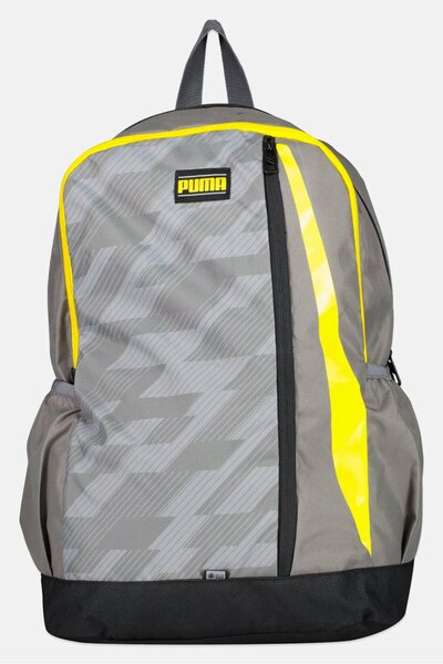 Puma Men Brand Logo Backpack, Grey