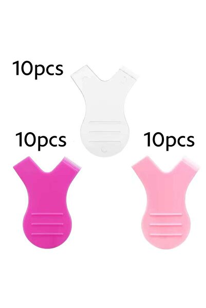 Choice7 A0464-30pcs MIX 10/30pcs Plastic Clean Y shape Eyelashe Lifting Curle...