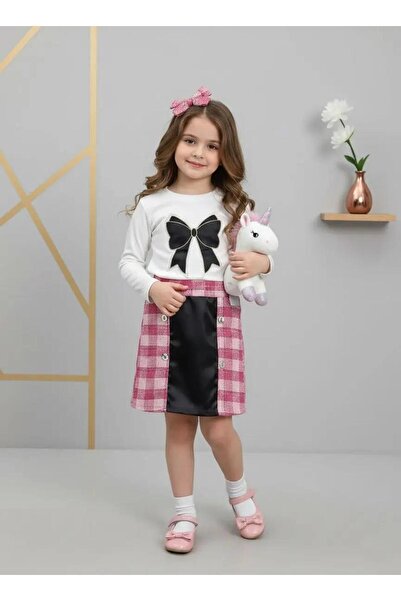 Kids Club Ribbon Detail Girl's Suit