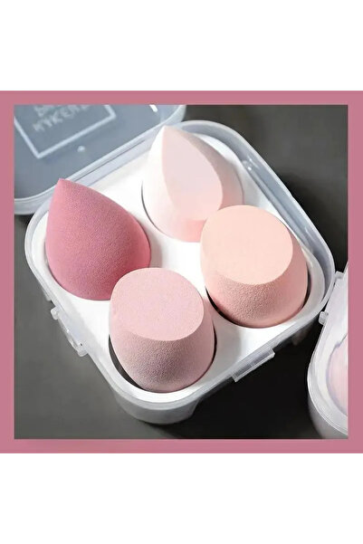 Choice 4PCS-FP-Pink 4PCS Ombre Makeup Sponge Set - Latex-Free for Foundation/...