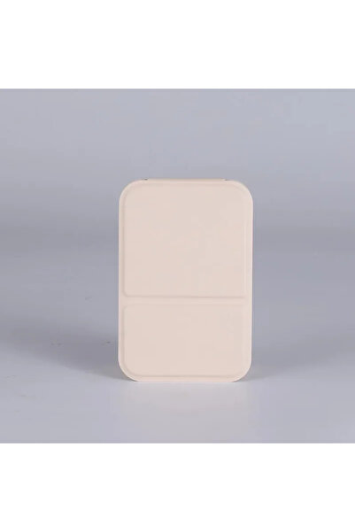 Choice WHITE 1 Pc Desktop Makeup Mirror Solid Color PU Leather Simple Portabl...