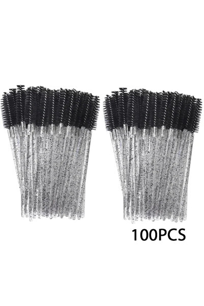 Choice Wool Fiber 100pcs black 100Pcs Mascara Wand Eyelash Extension Disposab...