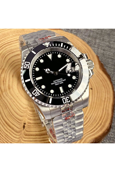 Choice19 glass(visible) back jubilee-black-3 200m Waterproof Miyota8215 Autom...