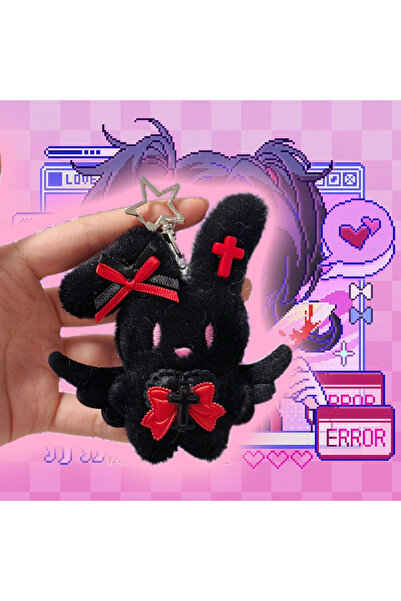 choice2 C Anime NEEDY GIRL OVERDOSE Guard Keychain Cosplay Plush Pendant Keyr...