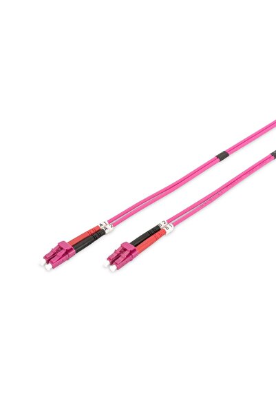Digitus كابل ألياف بصرية، ثنائي الاتجاه، LC - LC، MM OM4 50/125 ميكرومتر، 2 متر
