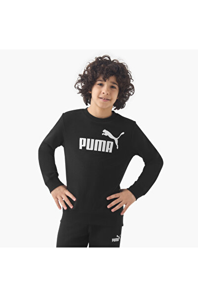Puma سويت شيرت بطبعة شعار وأكمام طويلة