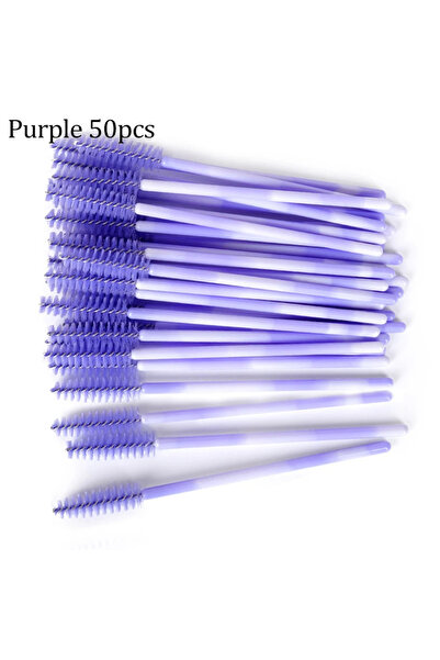 Choice21 18 50pcs Eyelash Brushes Reusable Mascara Wands Applicator Spoolers ...