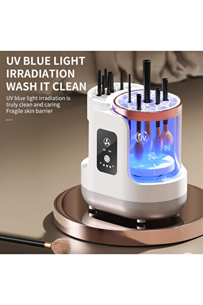 Choice USB Electric Makeup Brush Cleaner 3-in-1 with Automatic Quick-Drying S...