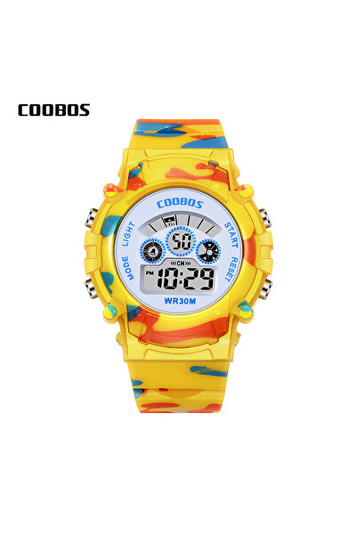 Choice4 Yellow 1 Sport Digital Watch for Kids Waterproof Luminous Children's ...