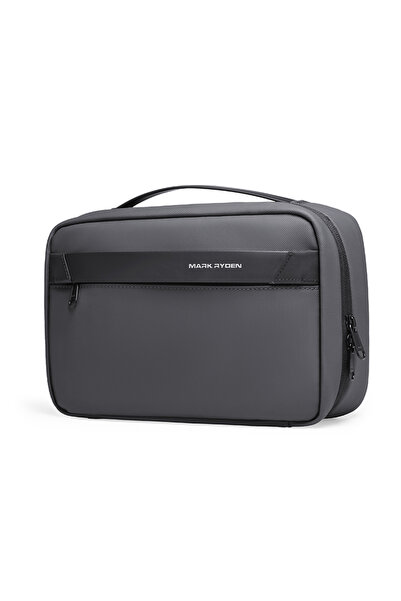 Choice حقيبة أدوات تجميل للسفر باللون الرمادي الجرافيتي، مناسبة لرحلات العمل ...