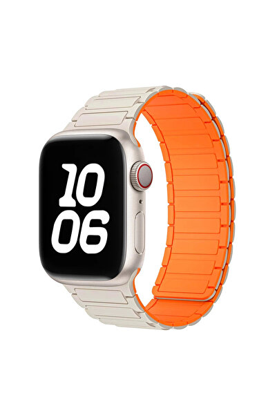 Choice91 S10-42 41 40 38 مم 15 حلقة مغناطيسية برتقالية لامعة لأحزمة الساعات 4...