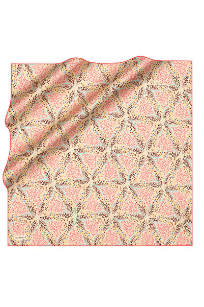 Cacharel Light Pink 90X90 Silk Twill Scarf