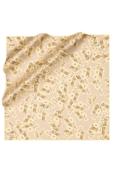 Cacharel Yellow 90X90 Silk Twill Scarf