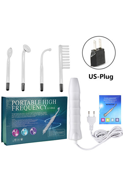 Choice1 US Plug High Frequency Electrotherapy Neon Facial Skin Massage Wand f...