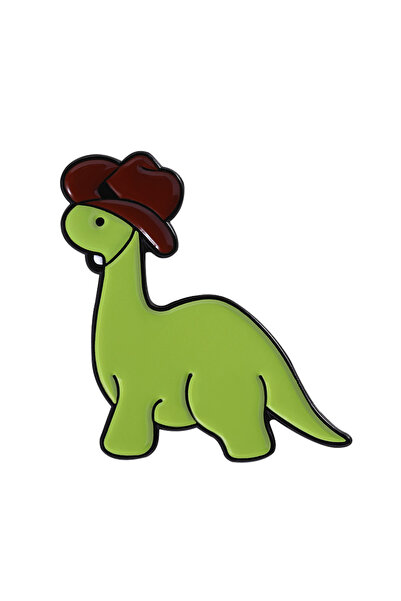 Choice16 دبابيس مينا بتصميم ديناصور كرتوني من فيلم رسوم متحركة QHXZ4282، قبعة...