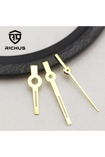 Choice3 عقارب ساعة RICHUS ذهبية، متوفرة باللون الأسود/الأزرق/الفضي/الذهبي/الذ...
