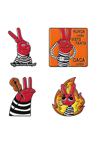 Choice1 QHXZ3296 سلسلة الأرانب اللطيفة، دبابيس كرتونية من تصميم خوان كارلوس ب...