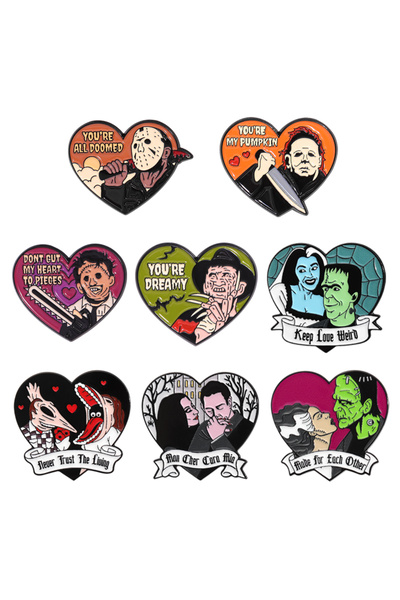 choice2 مجموعة من 24 دبوسًا مطليًا بالمينا لشخصيات أنمي (5-11 قطعة/مجموعة) - ...