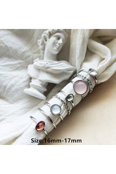 choice2 J HZ 2021 New Korea 5pcs/set Colorful Stone Rhinestone Metal Chain Tr...