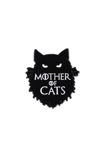 Choice19 QHXZ1202 31 نوعًا من دبابيس القطط الكرتونية السوداء ذات الطابع البان...