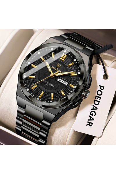Choice9 896 Black Black Fashion Classic Men Wristwatches Stainless Steel Wate...