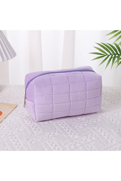 Choice3 PURPLE Makeup bag, pillow storage, high-end sense, large-capacity sto...