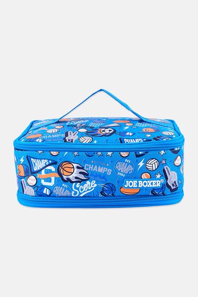 Joe Boxer Kids Boy Graphic Print Lunch Bag, Multicolor