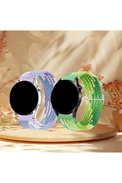 Choice 22mm 2pack-11 2 Pcs Nylon Braided Loop For Watch 7/ BIP6/ watch GT6/ v...