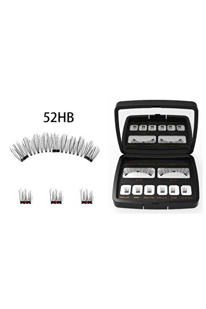 Choice4 52HB رموش مغناطيسية ثلاثية الأبعاد، طبيعية وناعمة، قابلة لإعادة الاست...