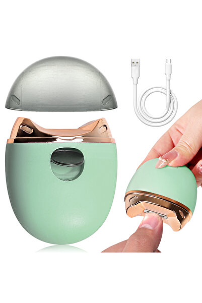 Choice مقص أظافر كهربائي أخضر من لايم جيرل، أداة تقليم أظافر مضادة للرذاذ للأ...