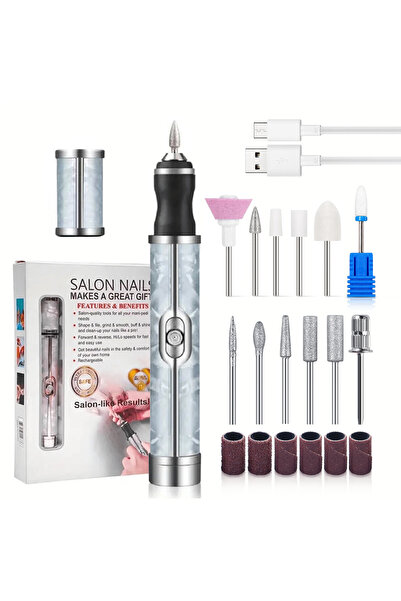 Choice1 مجموعة مبرد أظافر كهربائي من DUTRIEUX LINMANDA، أزرق اللون، 4 سرعات، ...