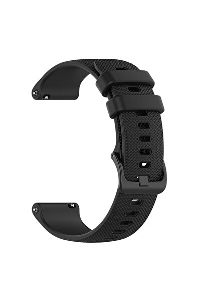 choice2 سوار ساعة رسمي أسود من قطعة واحدة، مقاس 22 مم، متوافق مع ساعات Vivoac...