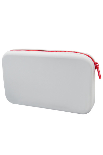 Choice1 حقيبة تخزين مستحضرات التجميل مربعة الشكل ذات سعة كبيرة باللون الرمادي...