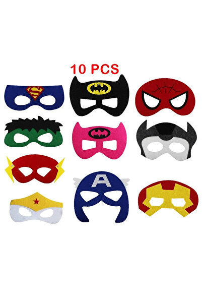 Choice6 taozhuang10 32/28/10 Pcs/Lot Superhero Mask Cosplay Christmas Hallowe...
