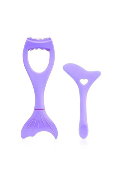 Choice4 Purple6 2Pcs Set Winged Applicator Set Resusable Silicone Eyeliner Gu...