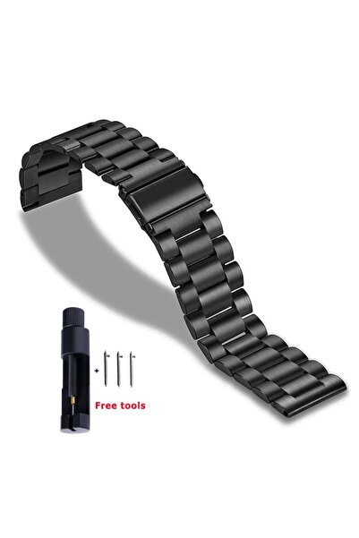 Choice10 سوار ساعة بديل من الفولاذ المقاوم للصدأ بتصميم ميلانو، مقاس 22 مم، أ...