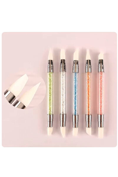 Choice مجموعة دوتريو 5 قطع متعددة الألوان، قلم نحت وتنقيط، فرشاة سيليكون لتزي...