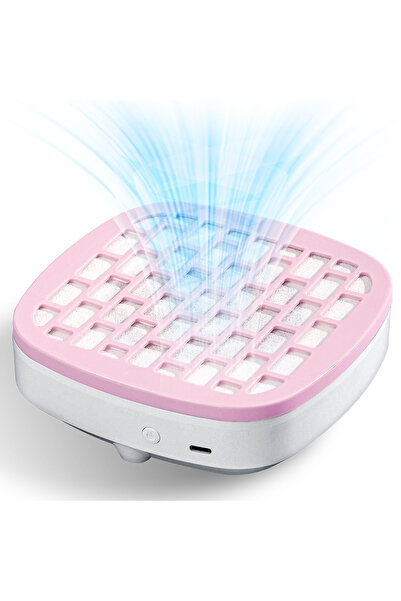 Choice3 جهاز شفط غبار الأظافر الصغير الوردي الاحترافي، يعمل بمنفذ USB، لتنظيف...