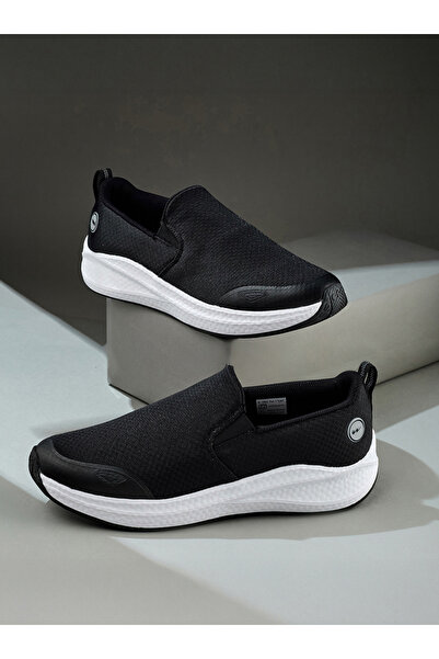 Campus حذاء حذاء رياضي أسود سهل الارتداء