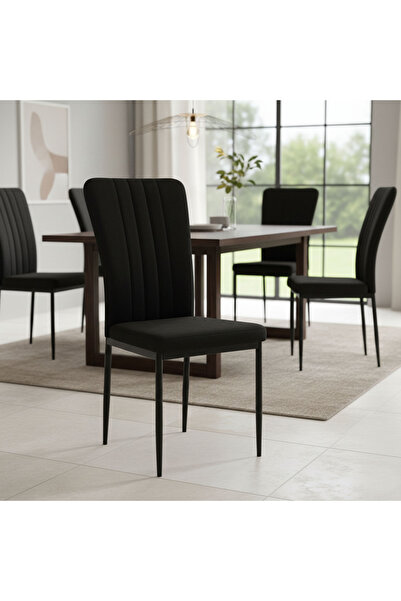 EqiEch Modern And Contemporary Tufted Velvet Upholstered Accent Dining Chair