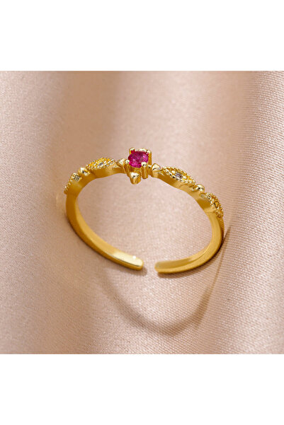 Choice resizable JZ5377G-1 Enamel Heart Stainless Steel Rings for Women Color...