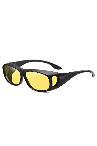 Choice6 Sand Black Yellow 2025Polarized Sunglasses Fit Over Eye Glasses Drivi...