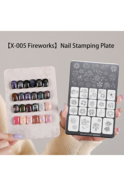 Choice1 لوحة ختم الأظافر gangban-X005 قطعة واحدة، 30 نقشة، استنسل فن الأظافر ...