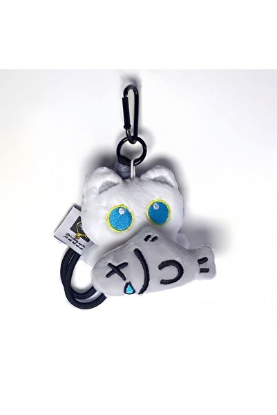 Choice5 حقيبة سلسلة مفاتيح وبري قطة سوداء لطيفة من إي زاكول، قلادة للحقيبة، م...