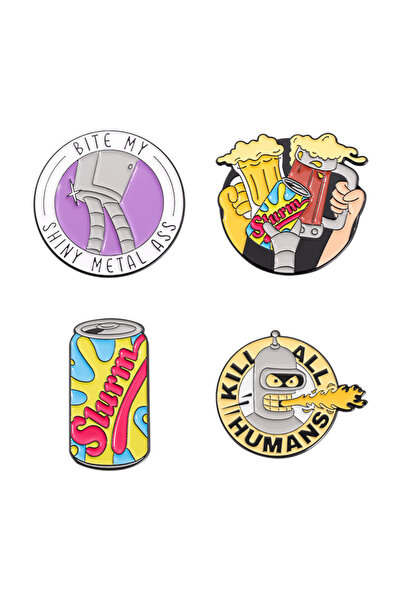 Choice22 مجموعة من 3 دبابيس مينا مستوحاة من شخصيات الرسوم المتحركة الكوميدية ...