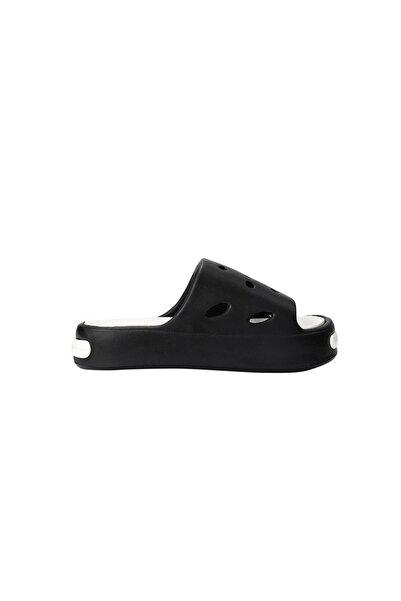 Patrick By Styli Black Slip-On Slides
