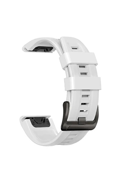 Choice29 قطعة واحدة من سوار سيليكون رياضي أبيض QuickFit مقاس 22 مم لساعات Fen...