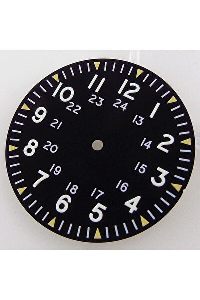 Choice مينا ساعة أسود مقاس 33.5 مم، مناسب لحركة NH34 وNH36 وNH35 الأوتوماتيكي...