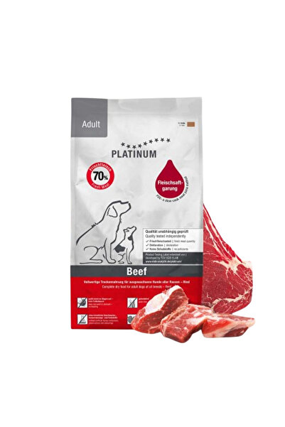 Platinum Dog Adult, dry dog ​​food, with beef, 5 kg