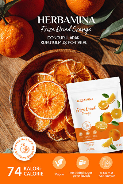 Herbamina Dondurularak Kurutulmuş Portakal - 20 gr